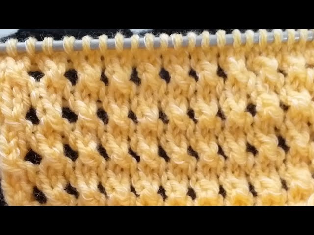Ajurlu çok kolay çok güzel iki şiş örgü modeli ajurlu mesh knitting model