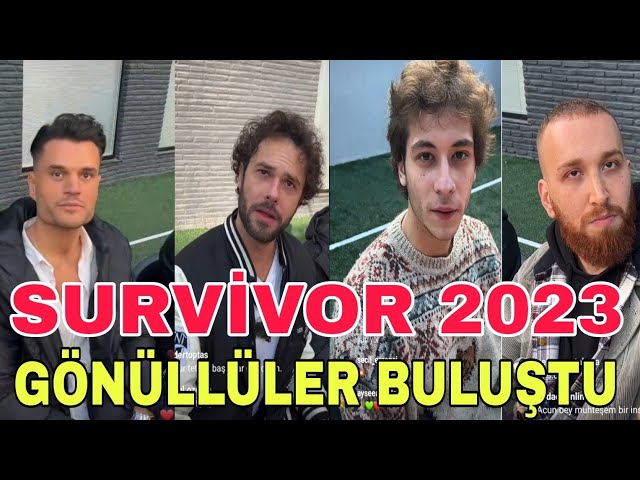 Survivor 2023 GÖNÜLLÜLER takımı yarışmacıları Acun Ilıcalı ile birlikte BULUŞTU!