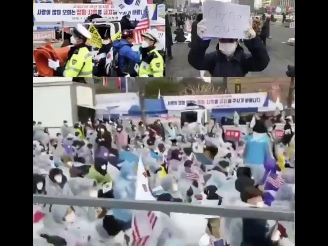 Kore’de Coronavirüsü protestosu