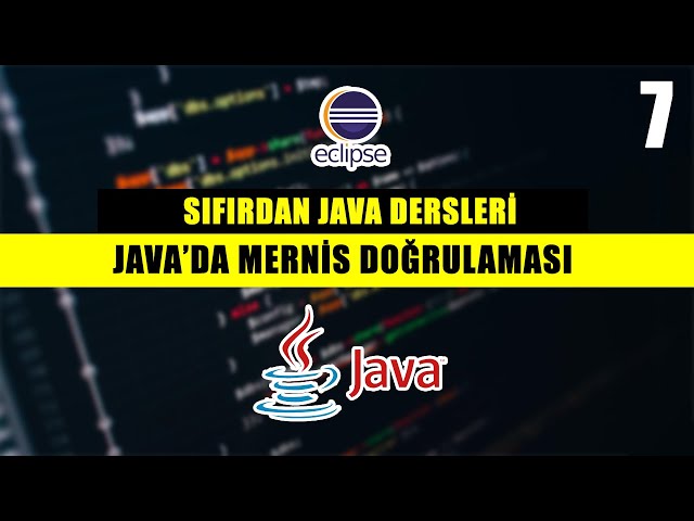 Java'da MERNİS (Kimlik) Doğrulaması Kullanarak Login İşlemleri | Java Dersleri #7