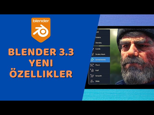 Blender - Blender 3.3 Yeni Özellikler