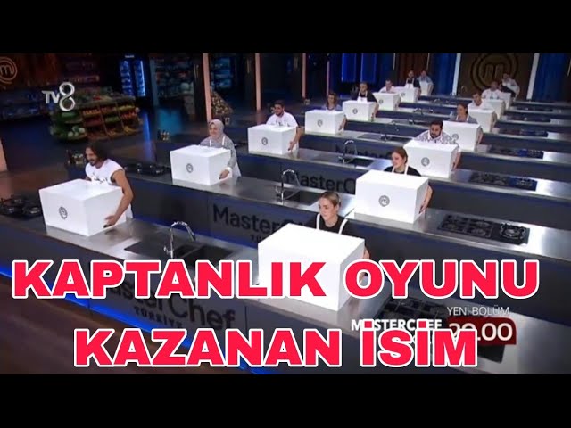 Masterchef Türkiye Yeni Bölüm Fragmanı Kaptanlık Oyunu Kim Kazandı!