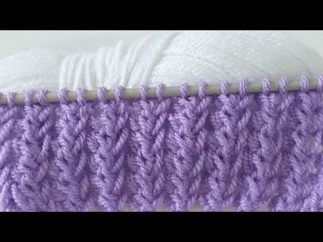 iki şiş çok kolay✅örgü modeli anlatımı✅crochet knitting